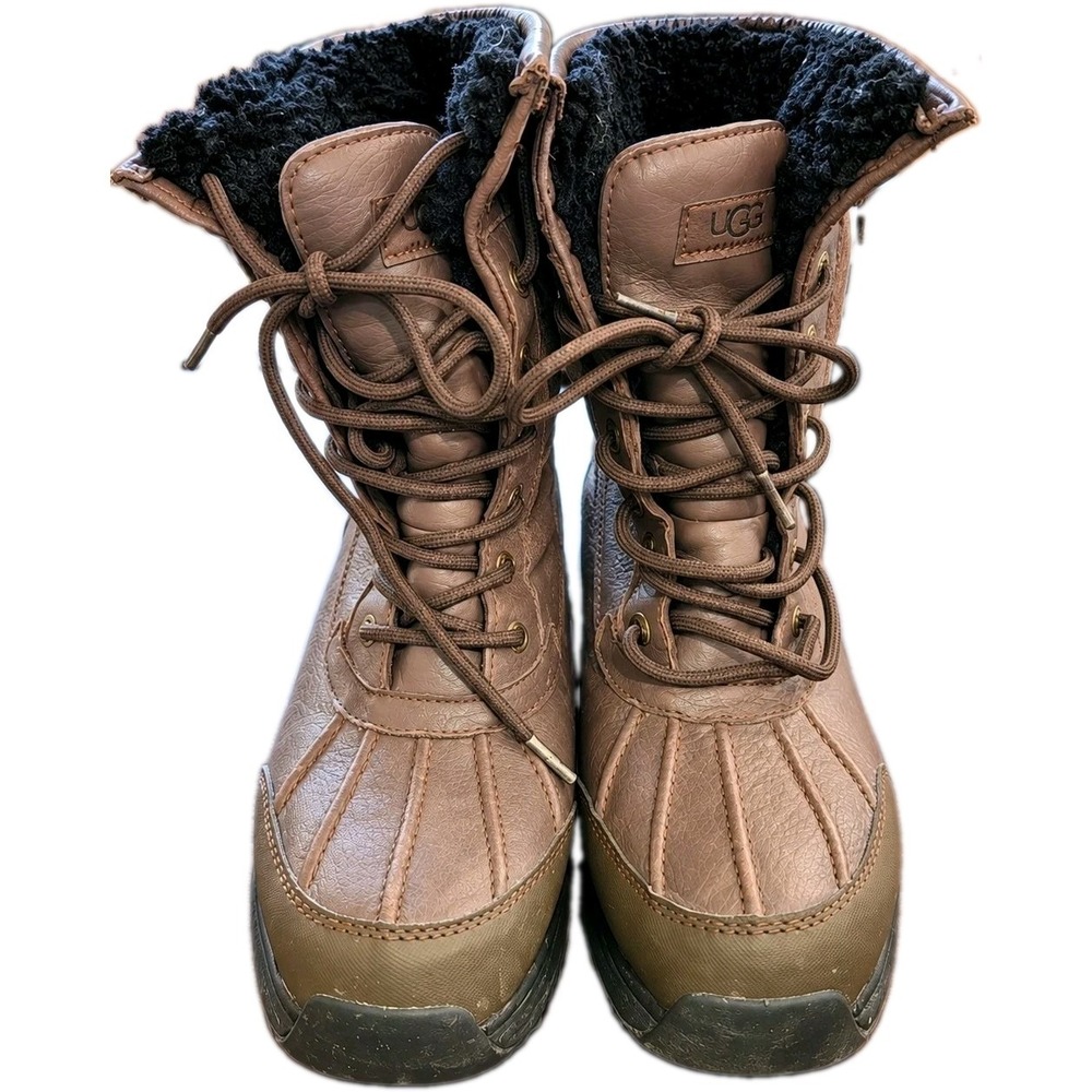 UGG Adirondack II Boots Womens 7.5 Brown Waterproof Leather Winter